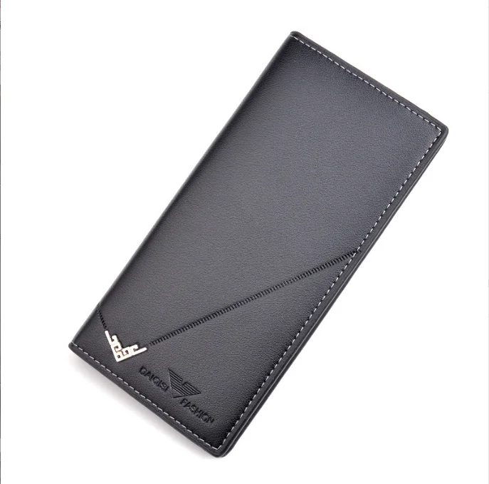 Factory Price High Quality Long Wallets Leather Men Long Wallet Man Leather