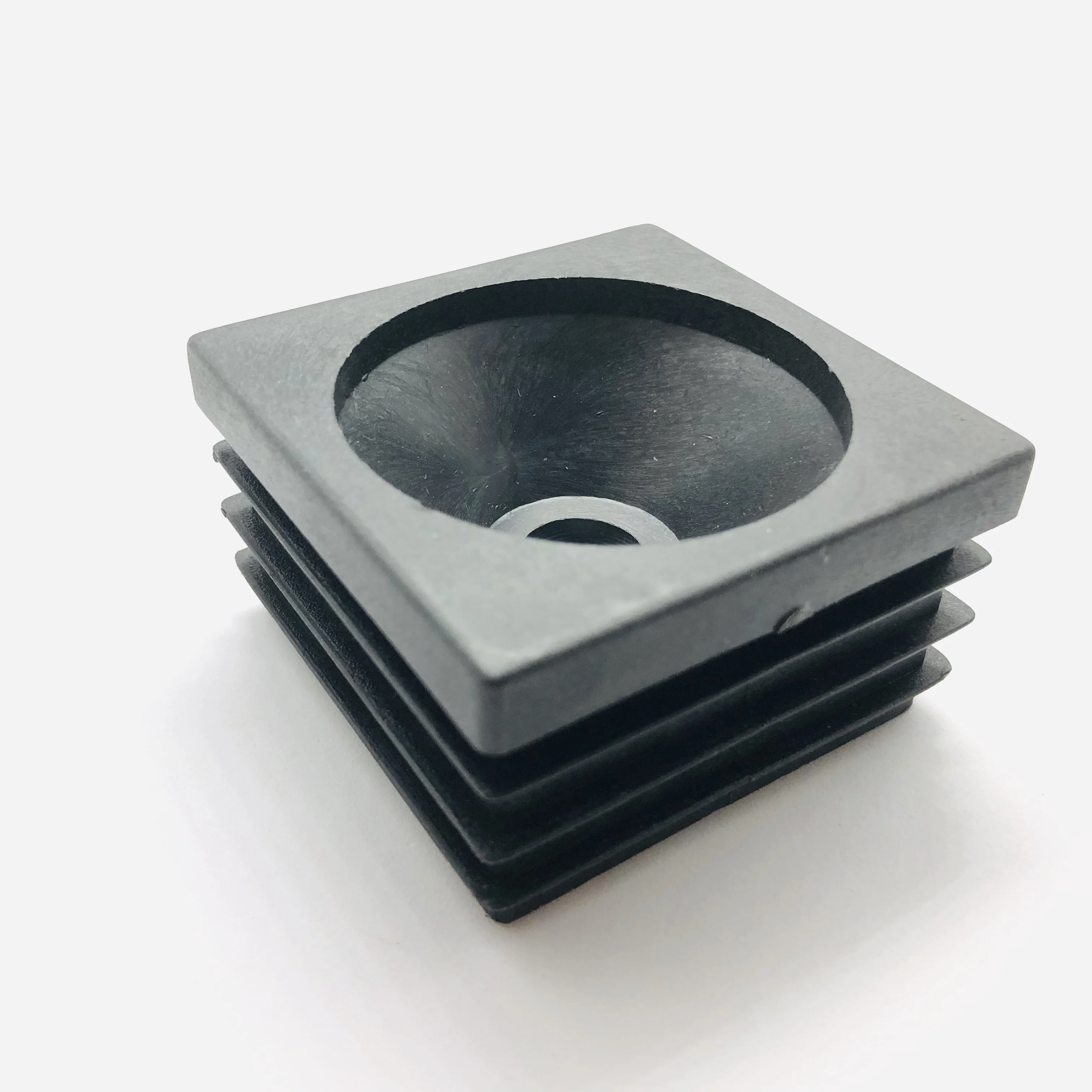 60mm*60mm M10 Square Plastic Pipe Plug Furniture Foot Mats Tube Cover Dustproof Pipe Fittings with Nut