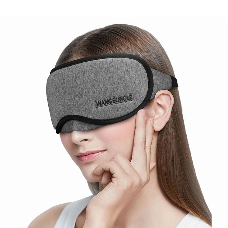 Custom Logo High Quality Memory Foam 3d Sleep Eye Mask Blackout Eye Mask Blindfold Sleep Mask For Home Relax