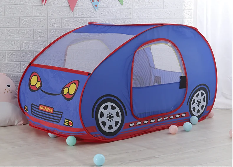 AIOIAI Car Model Kids Tent Car Shaped Toys Tent Child Play Tent