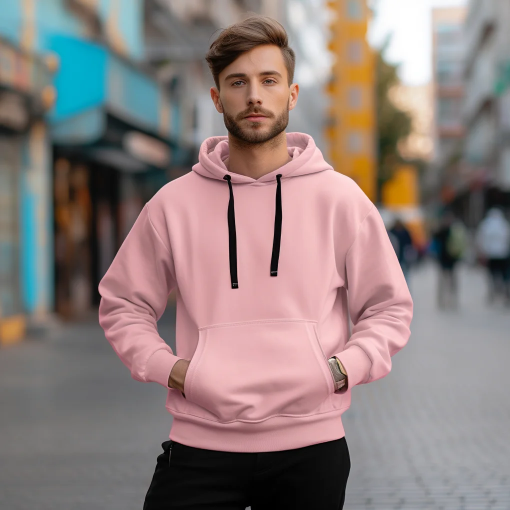 Custom Hoodies sudaderas sin capucha Fashion Fleece Custom Logo Double Layer Sweater Satin Hoody Vintage Plus Size Oem Hoodie