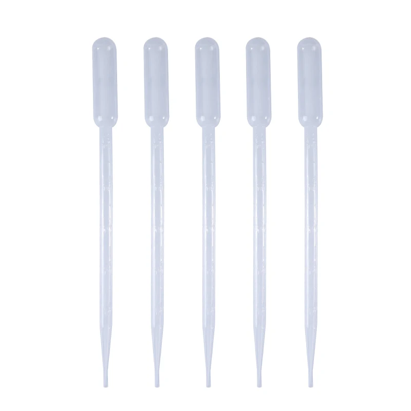 Disposable Plastic Droppers 5ml Transfer Pasteur Pipette 1ml 2ml 3ml 5ml 10ml