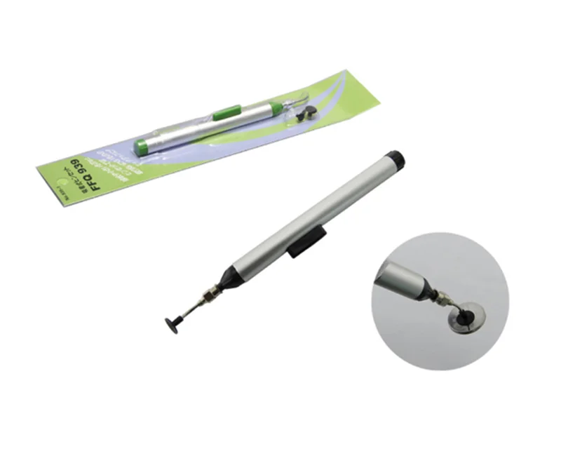 
FFQ 939 IC Vacuum Suction Pen Pencil Tools Antistatic ESD IC Vacuum Sucking Pen With 3 Suction Headers SMD SMT Easy Pick Up Pen 
