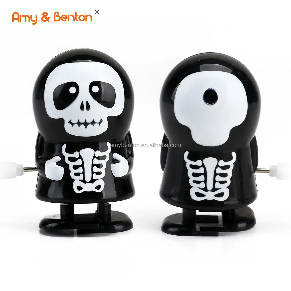 Halloween Wind Up Toys Children Party Favors Plastic Clockwork Toys Dracula Mummy Skeleton Halloween Goody Bag Filler