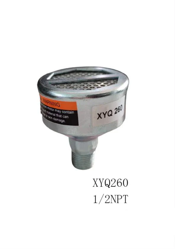 Air Motor Muffler, XYQ100, Silencer 1/8' NPT Metal Muffler for 1AM, 1UP Pneumatic Motor