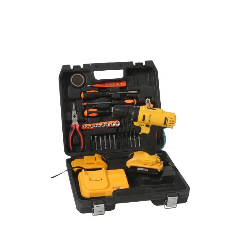 18V Variable Speed Power Drills Cordless Drill Lithium Battery Handheld OEM Support Power Tools  Kits Tool Set