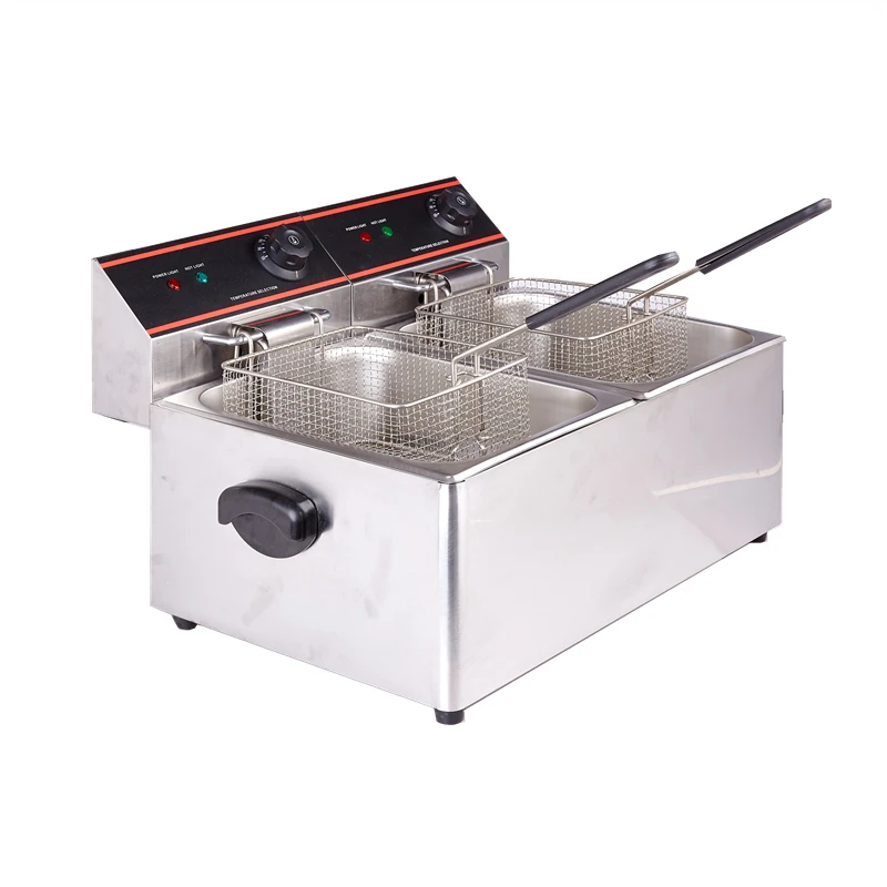 Cheaper Price Commercial Double  Electric Deep Fryer Machine