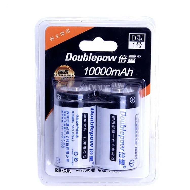 OEM Popular battery 1.2V 10000mAh nimh D Rechargeable Battery for sale