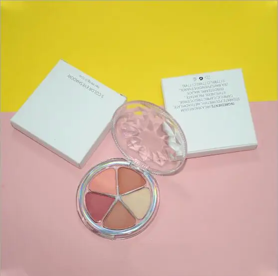
wholesale Makeup High Pigment Make Your Own Brand Private Label Five Color Petal Eyeshadow Palette Private Custom Label 