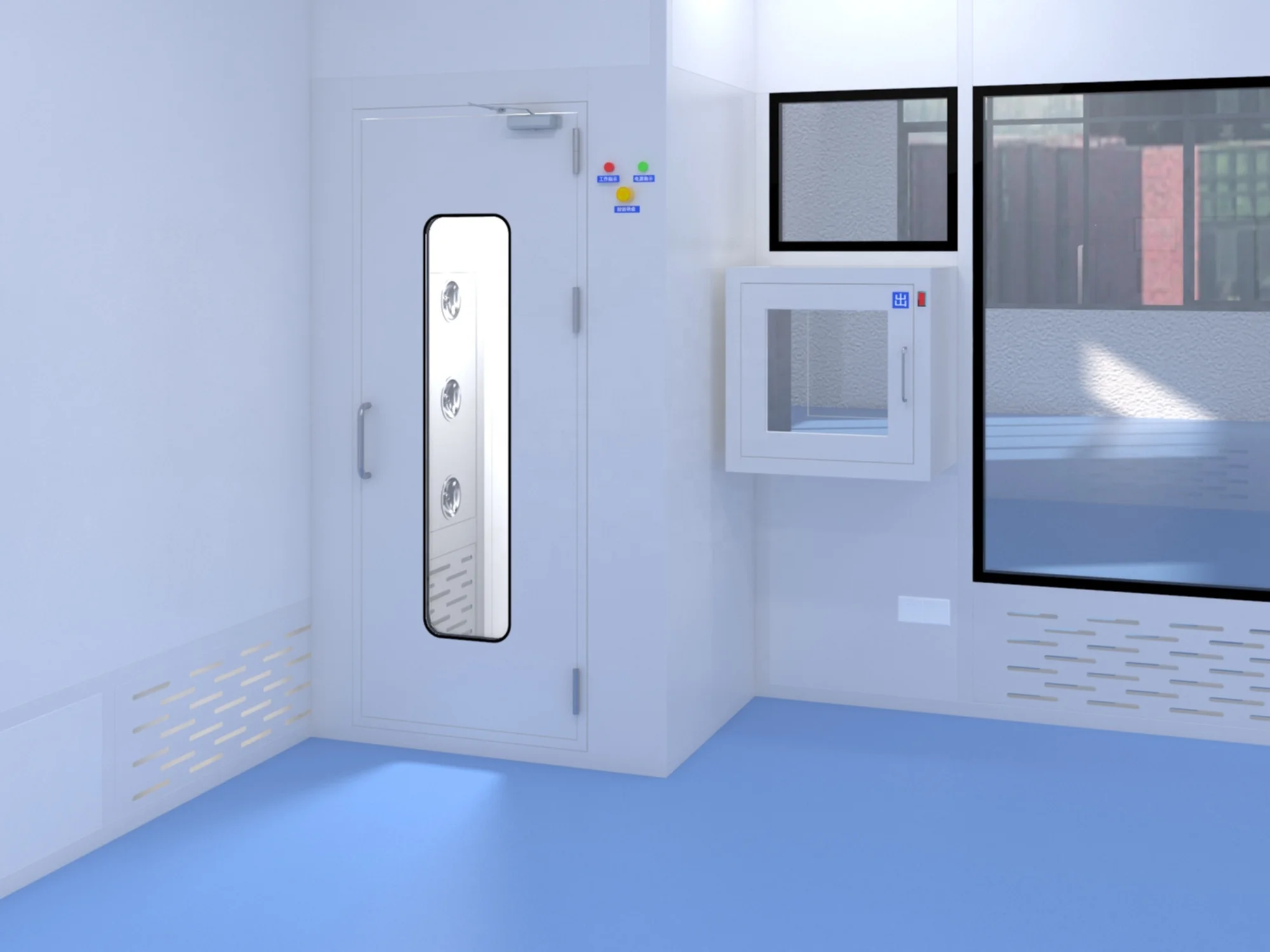 Easy Installation Negative Pressure Bio-safety Mobile Modular Laboratory Clean Room for Stem Cell Lab Cleanroom