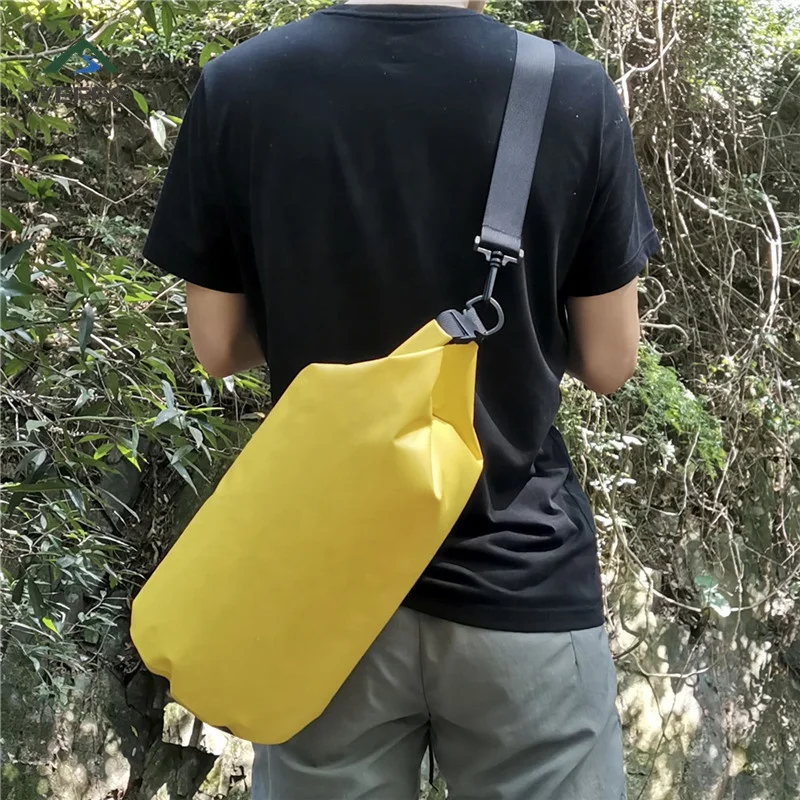 Водонепроницаемый брезентовый мешок YEFFO, объем 10 л 500D, водонепроницаемая сухая компрессионная сумка, морской мешок