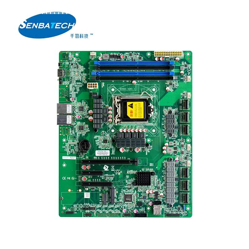 cheap nas motherboard socket 1151 cpu with Multiple sata interfaces itx mainboard nas