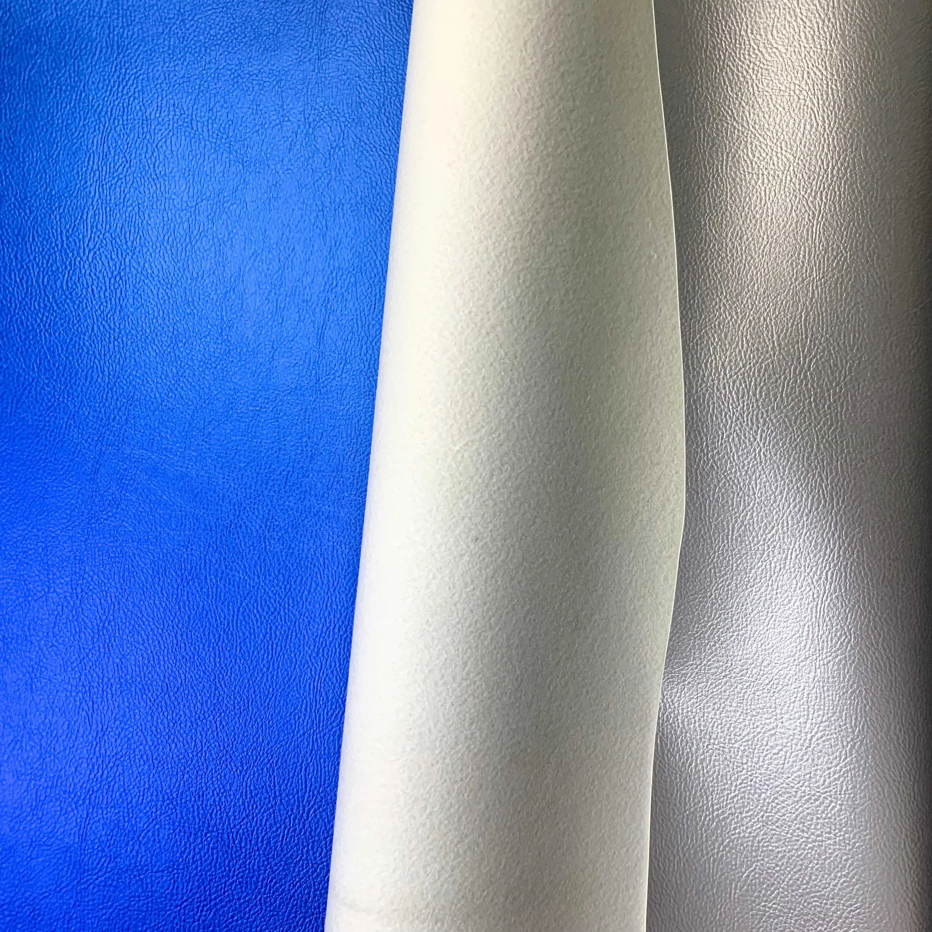 Free Sample PVC Synthetic Leather Microfiber Stretch Fashion Fabric for Bags Shoes Upholstery Car Seats Chairs Lining