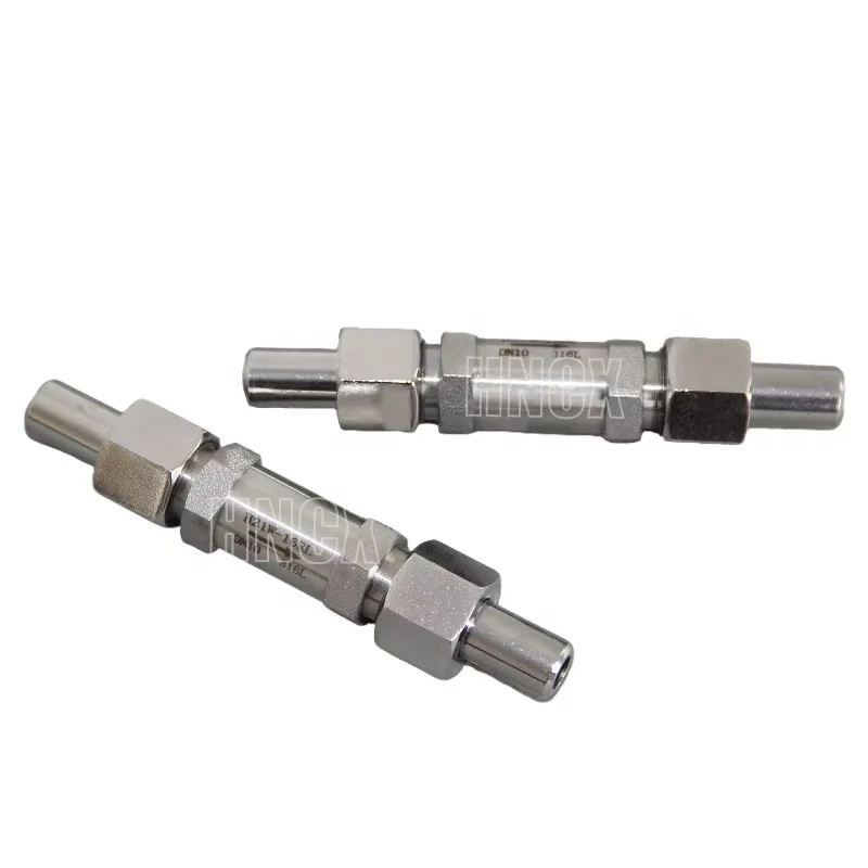 304/316L stainless steel butt welding check valve H21W-16RL high pressure resistant welded check valve