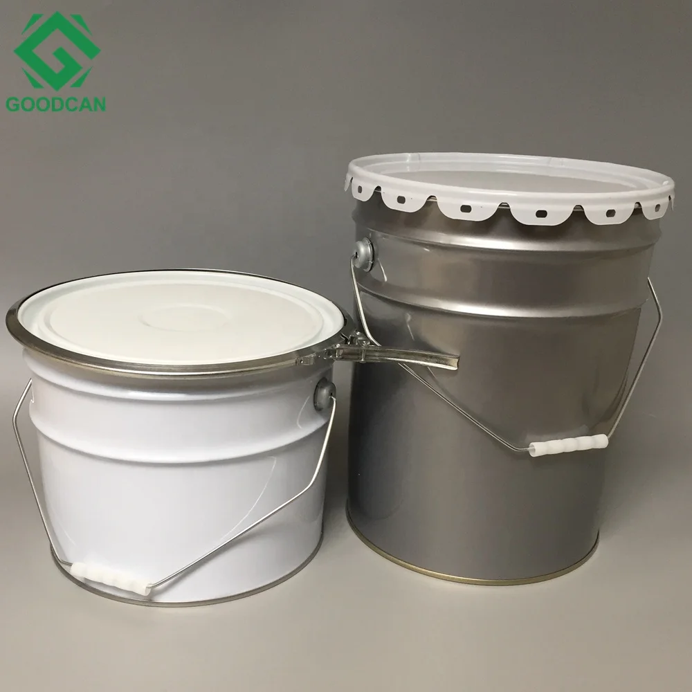 2022 High perfomance paint bucket tin chemical 20 litre metal pail with lid