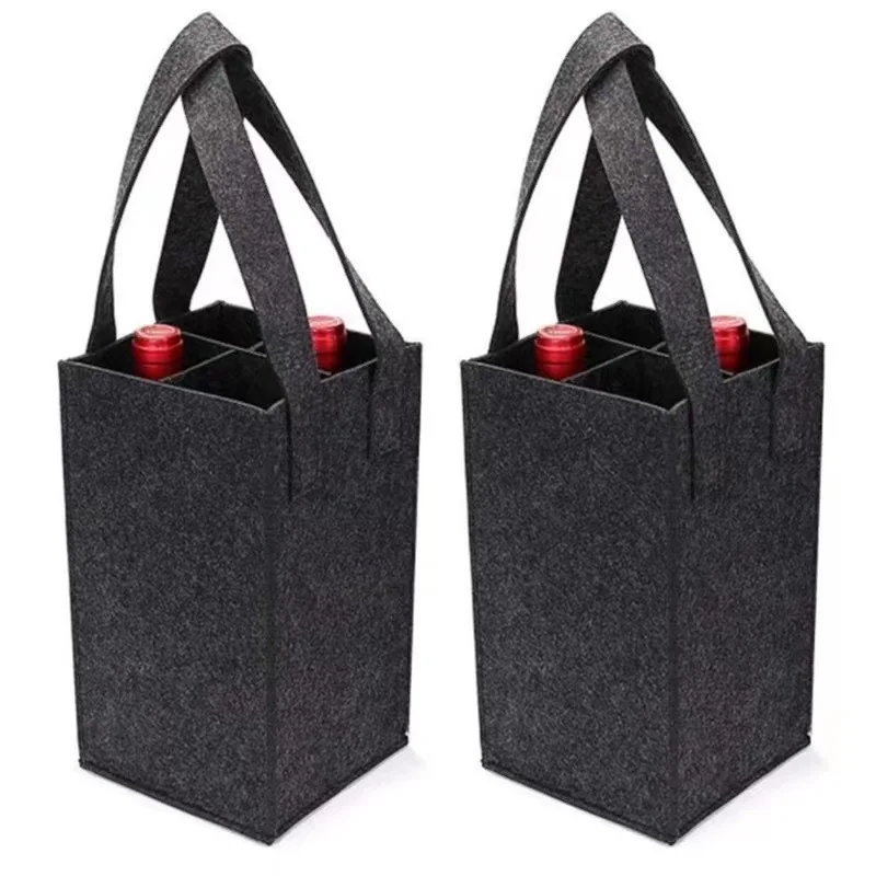 Reasonable price wine bags bulk canvas 100 heavy duty colorful 250 black red gold cloth to go for restaurant