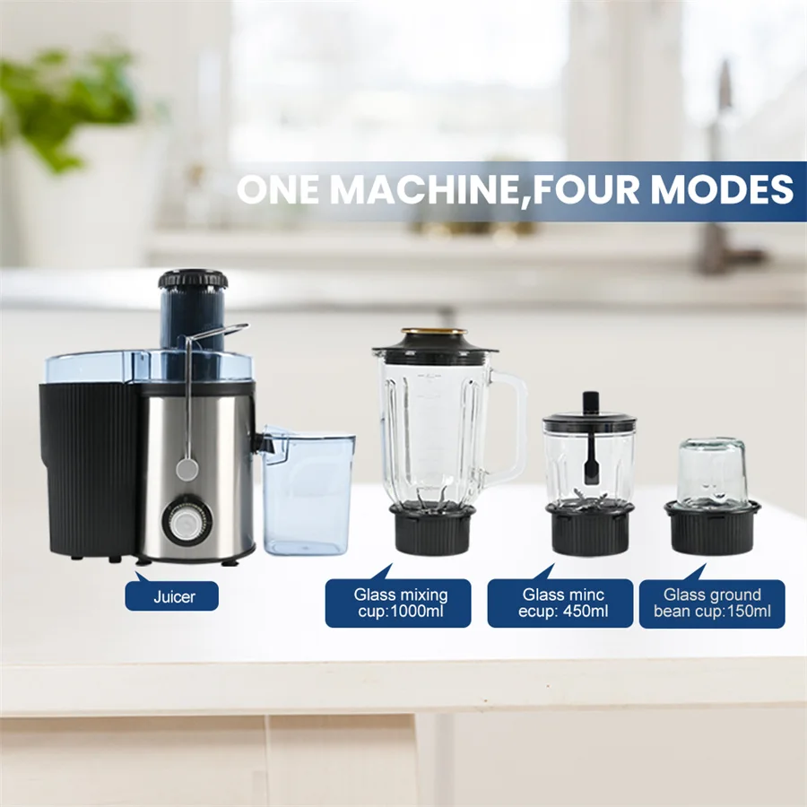 Factory Wholesale 500W 220V Juice Blender Commercial Vegetable and Fruit Juice Blender