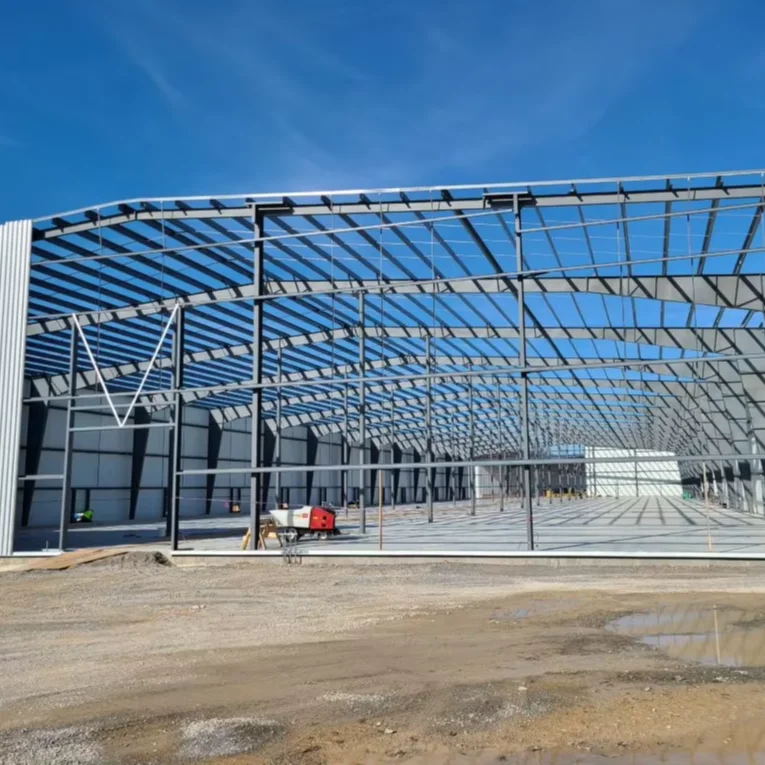Construction Of Prefabricated Steel Structure Warehouse Steel Metal Building Steel Building Frame Structure