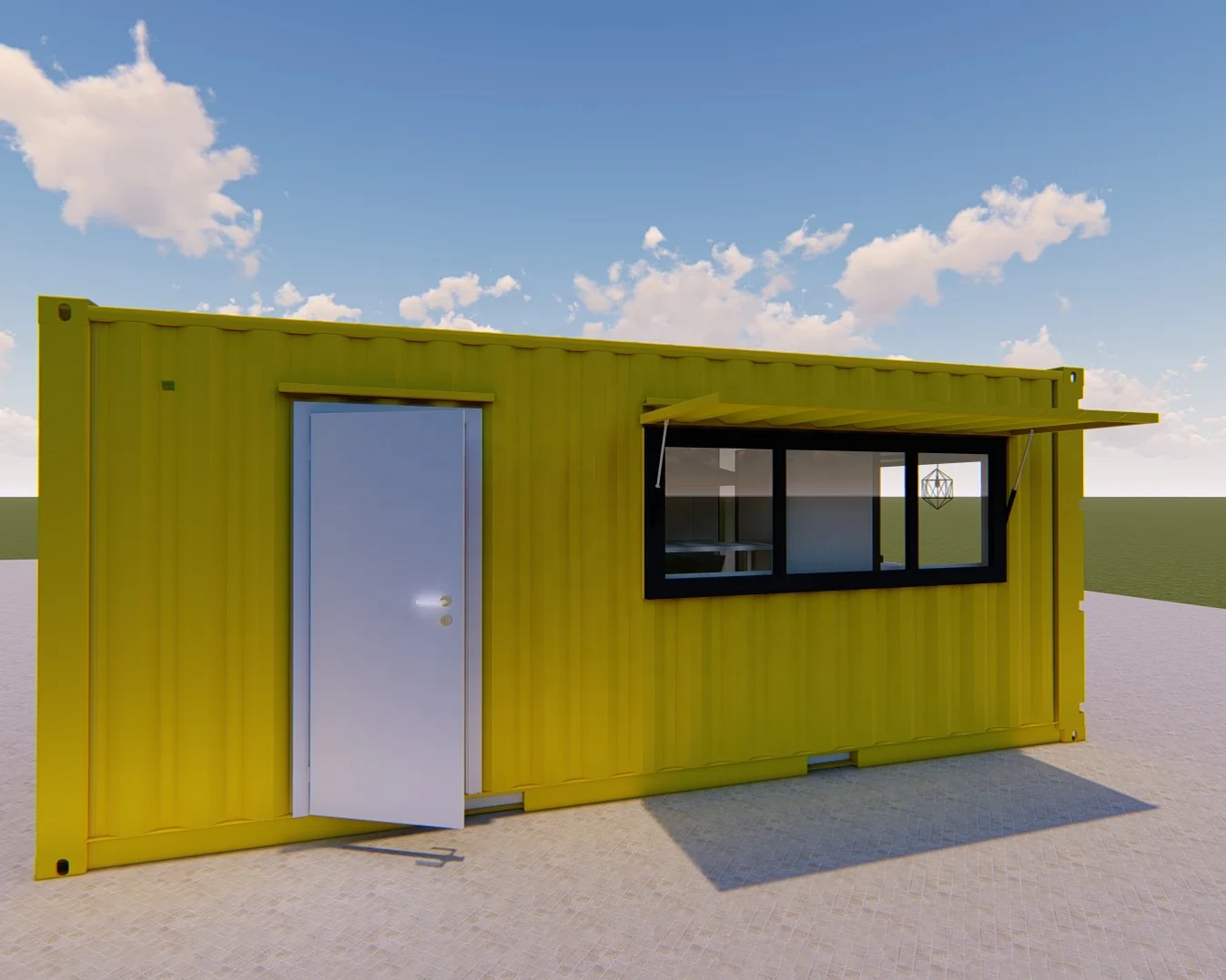 
20ft Mobile container shop buildings restaurant designer fast food kiosk prefabricated indoor bar design for sale 