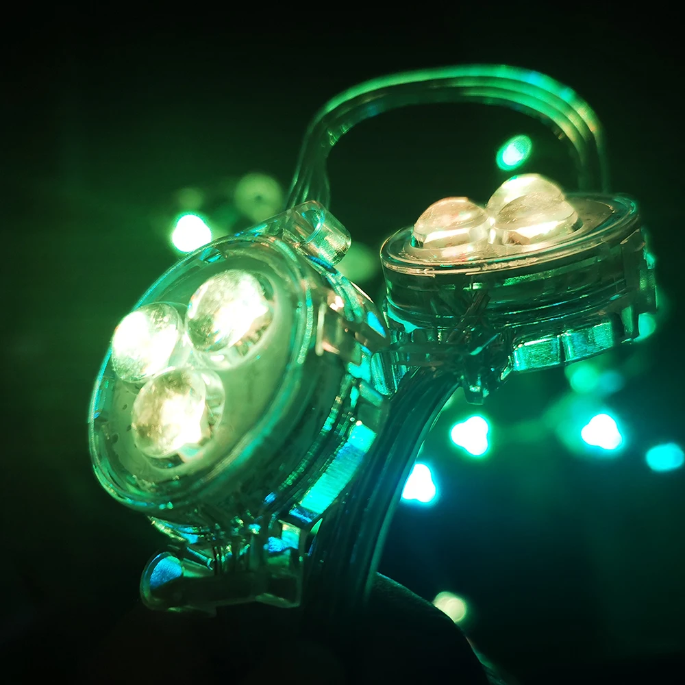 Individual Addressing 30mm RGB  Pixel Led Point Dot Module Light with Clear Lenses UCS1903 WS2811