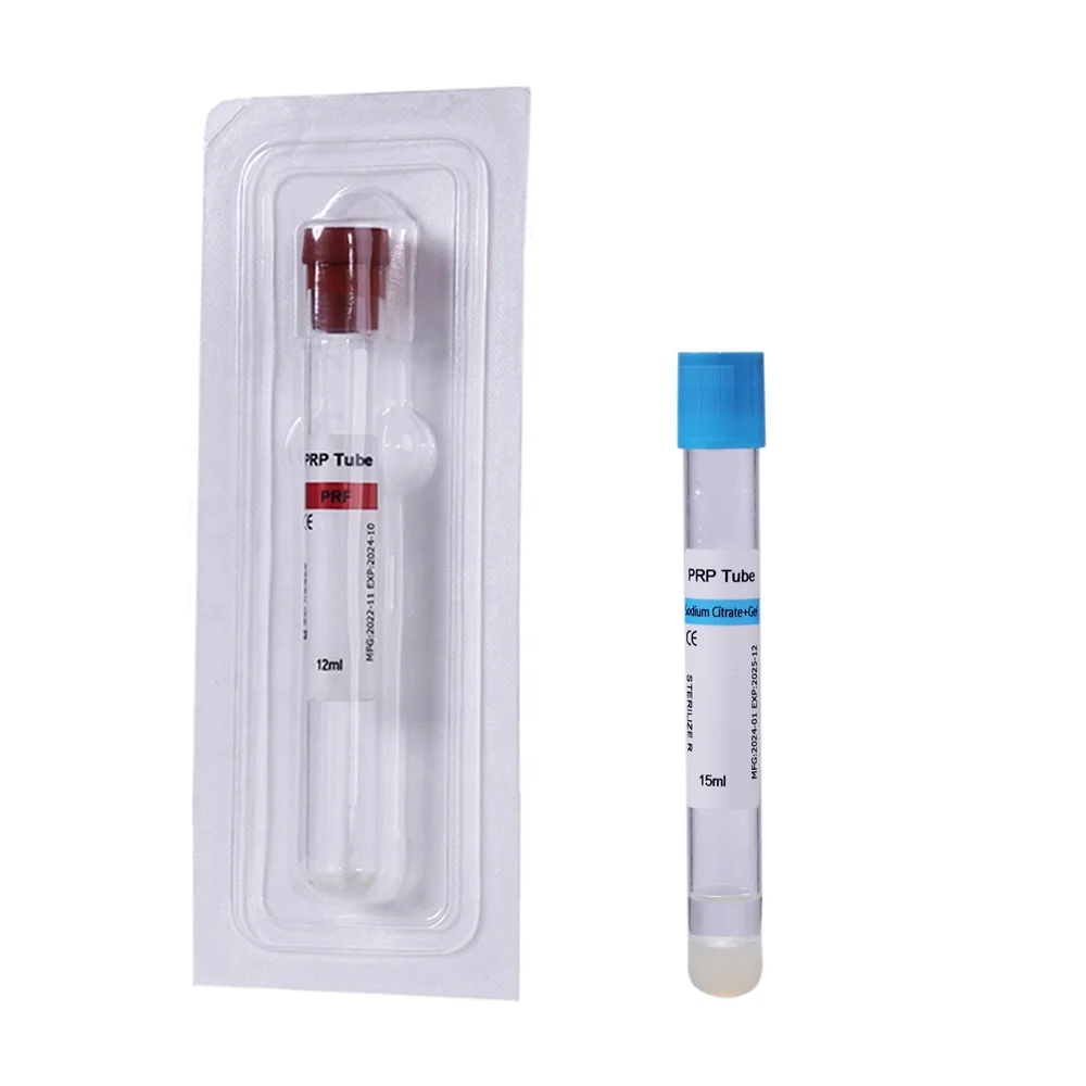 Hot sale High quality disposable 10ml Prp glass tube Acd gel biotin with Activator prp kit prp gun for beauty industry