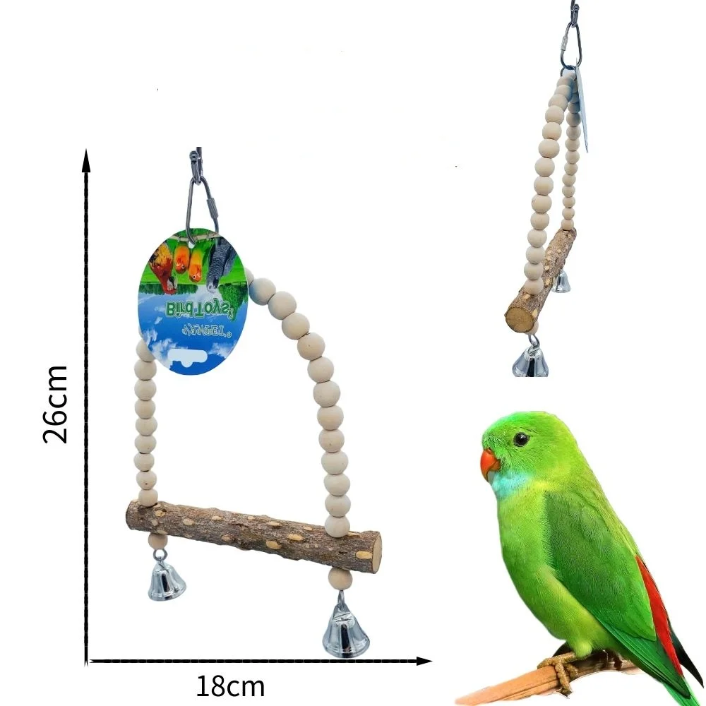 Bird toy Natural sola ball soft chew tear foraging toy parrot Hanging bell tear paper toy
