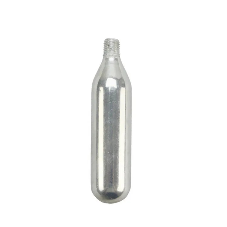 
High quality stainless steel mini co2 gas cylinder 12g 16g cylinder 