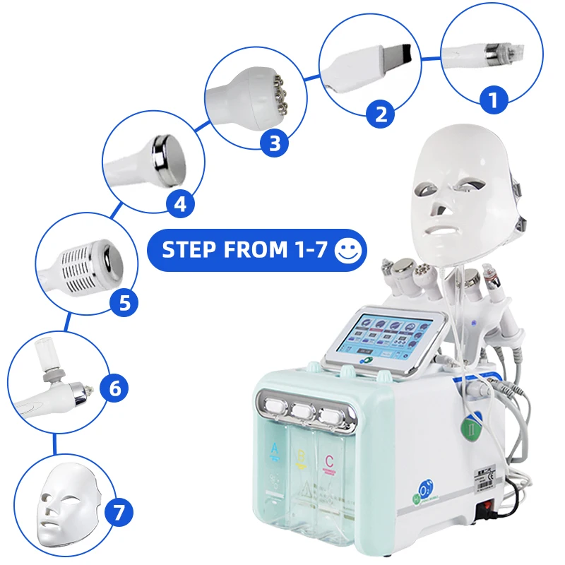 7 in 1 hydra peel dermabrasion facial beauty machine hydro hydrodermabrasion facial cleaning facials machine