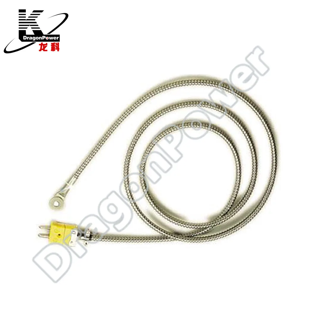 High Temperature Sensor thermocouple k type stainless steel probe bending