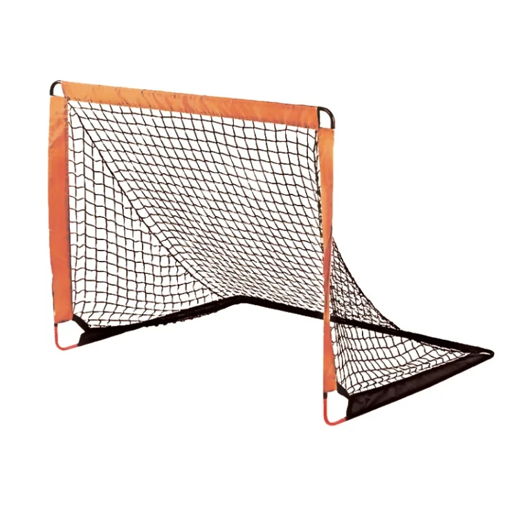 Orange Color Metal assembling Soccer Goal 4.5 X3.3 Feet play at outdoor or indoor great for kids and adults soccer training goal
