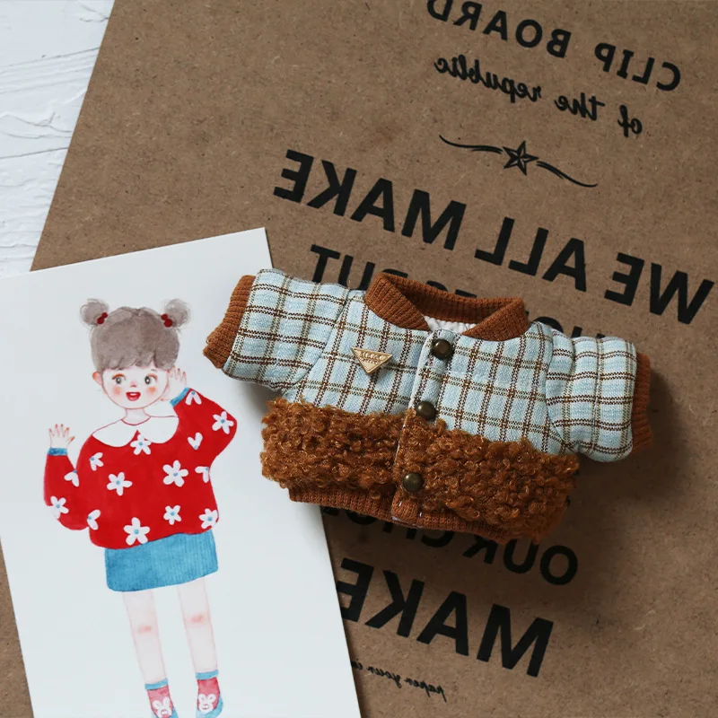 New Small Plush Bear Doll Costume Clothing Stuffed Animal Outfit Overcoat Coat Cute Clothes for Plush Toys