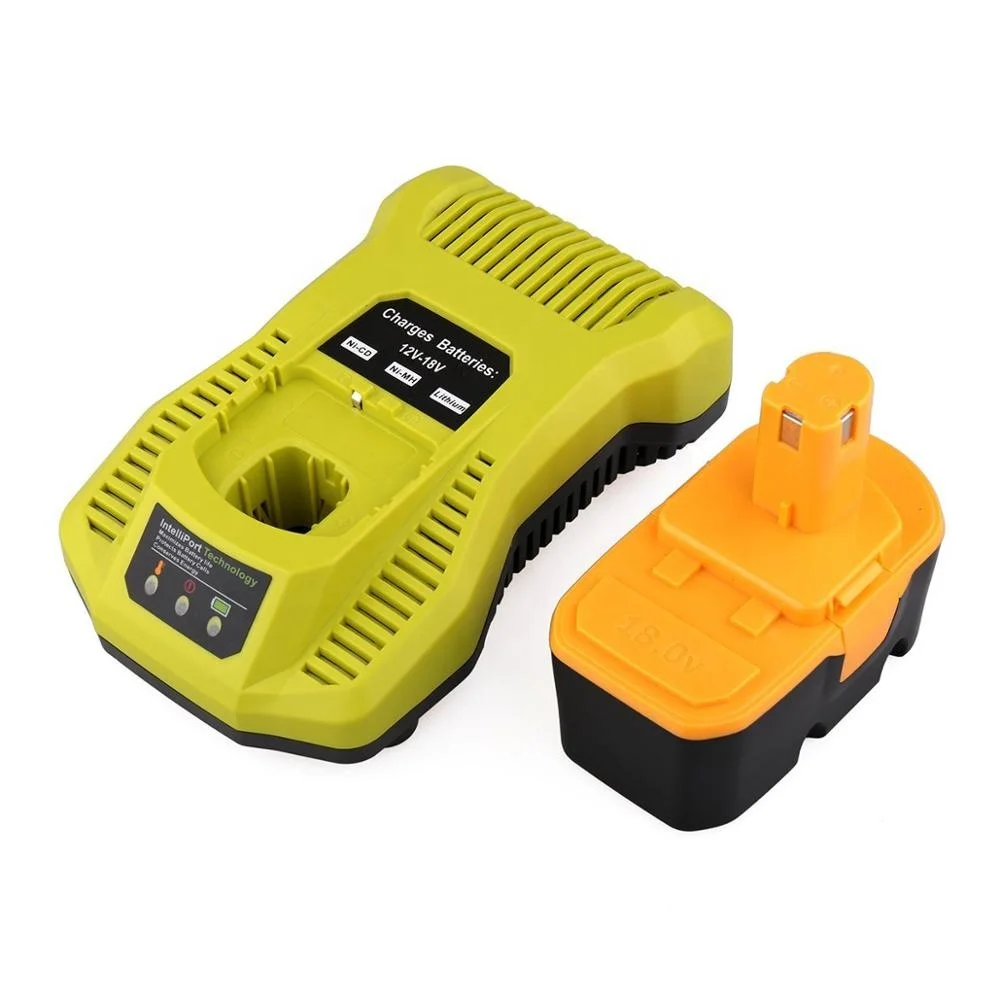 Сменное зарядное устройство P117 P118 совместимое с Ryobi 12 В 18 в One + Plus NiCd NiMh литиевая батарея P103 P105 P107