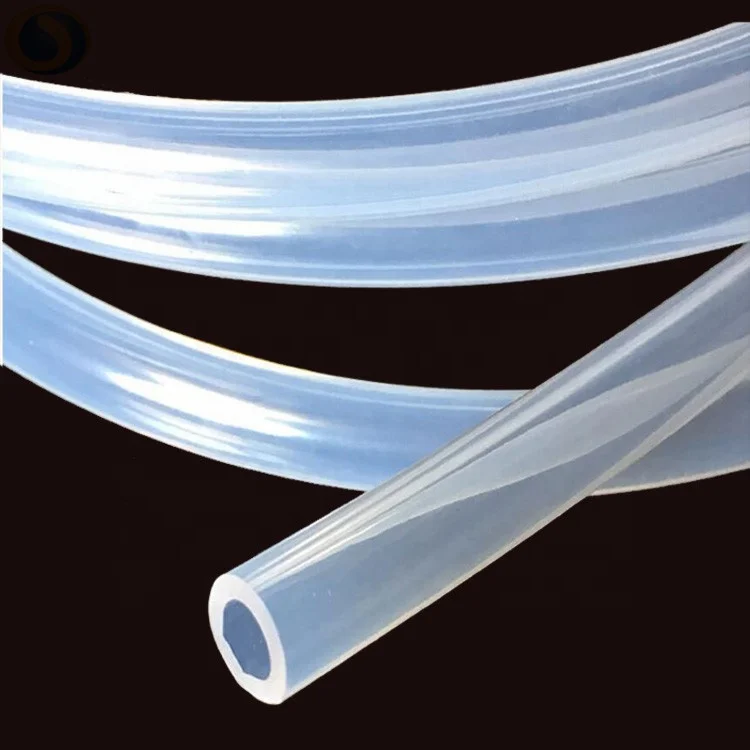 Flexible soft thin wall large diameter silicone tube for led strip