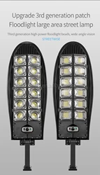 Уличные фонари на солнечной батарее, уличные фонари с датчиком движения для парковки, гаража, сада, улицы