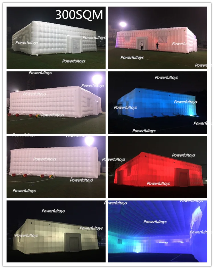 led nighclub tent