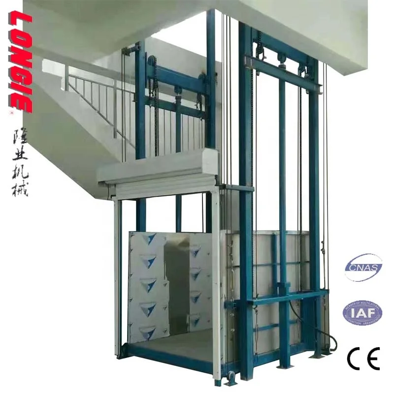 3 floor hydraulic cargo lift / elevator LISJD1.5-7.5