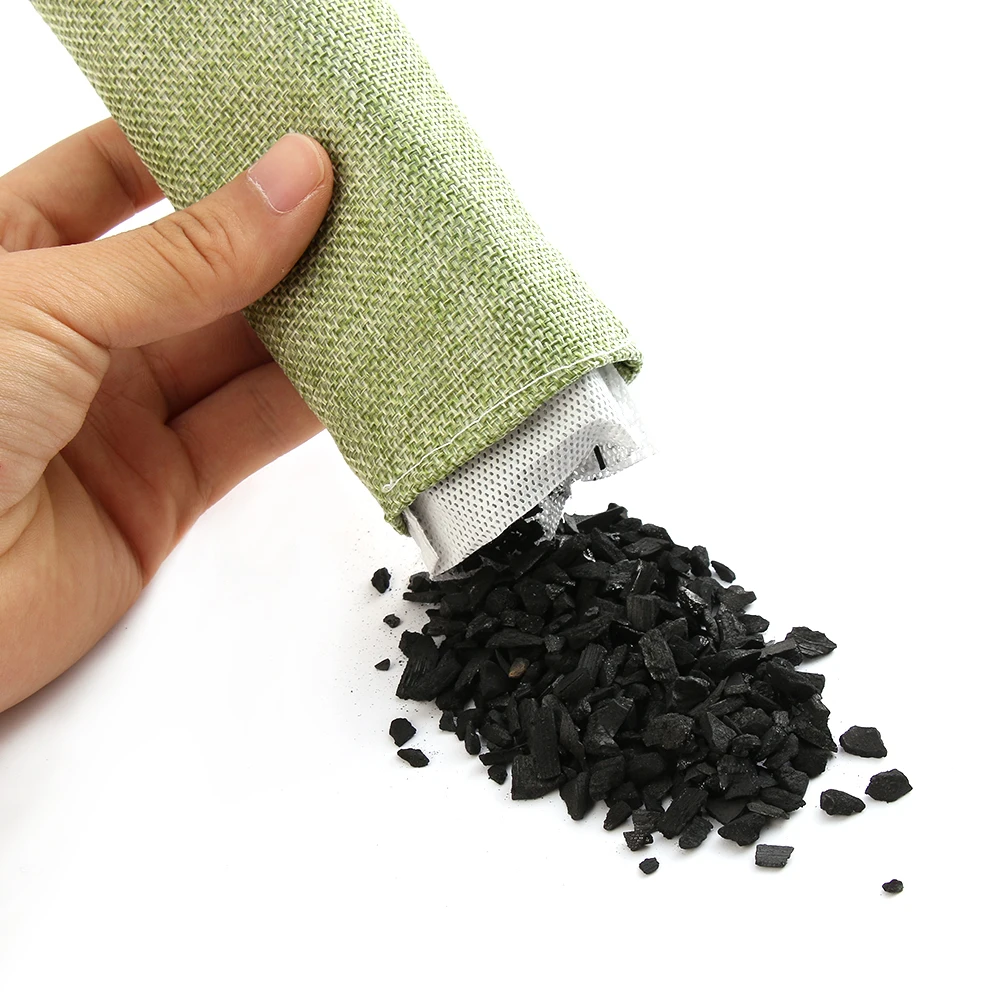 2024 household scented bamboo carbon charcoal filter bag shoe deodorizer moisture absorbent bag