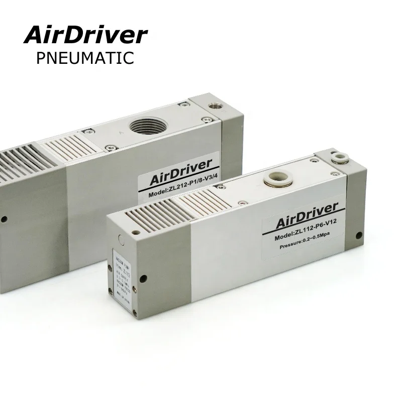 SMC type Multistage Vacuum Ejector ZL112/ZL212 High Vacuum pressure pump