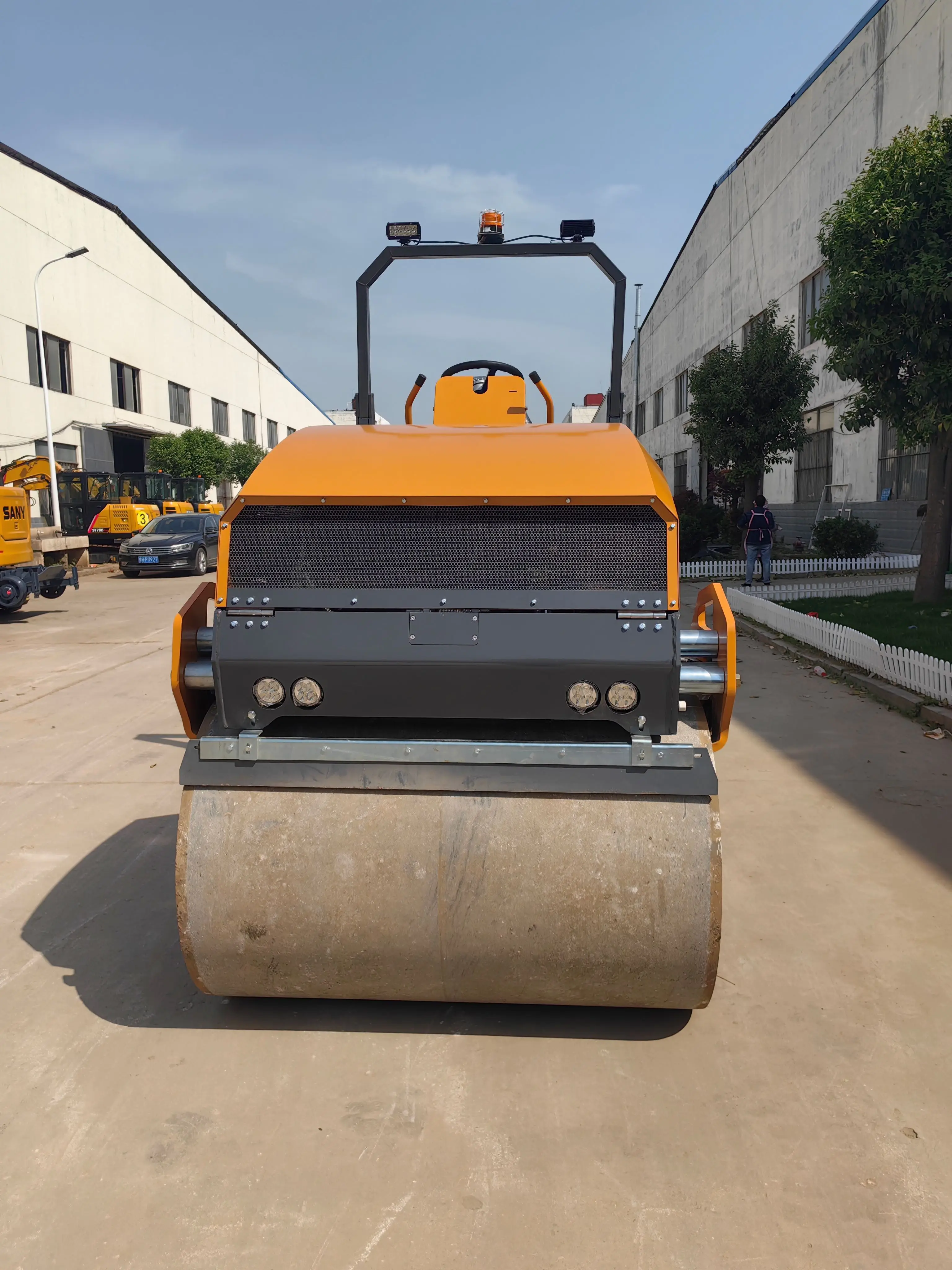 Manual Vibratory Road Construction Machinery 5 Ton Vibratory Cheap Sale Algeria