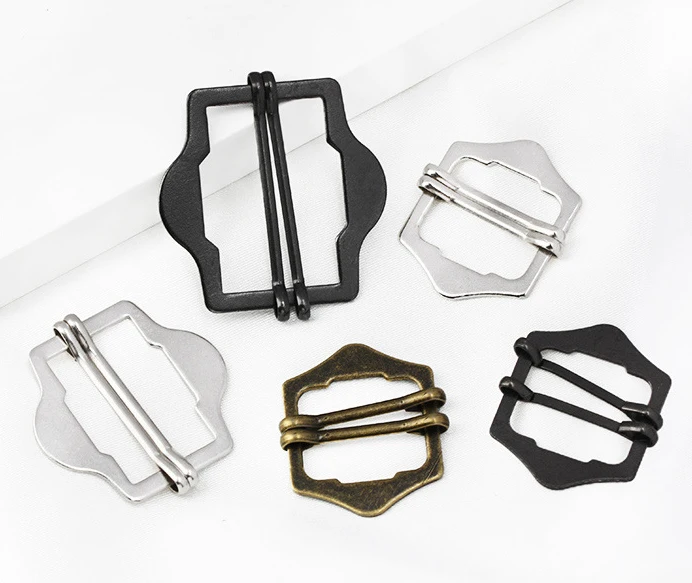 Garment Adjustable Suspenders Overall Buckle Metal Slider Buckle For Vests