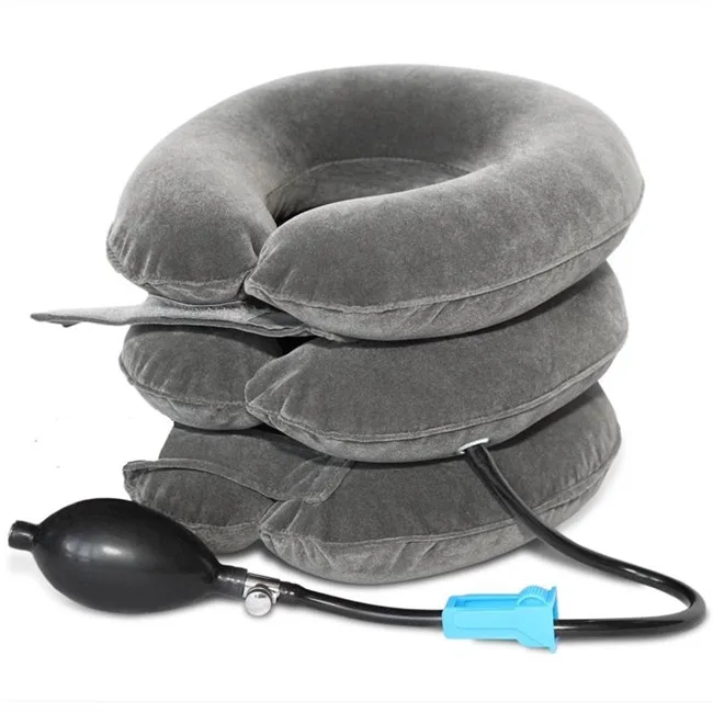 Air Neck Traction Relive Pain Cervical Collar Device inflatable neck support traction pillow