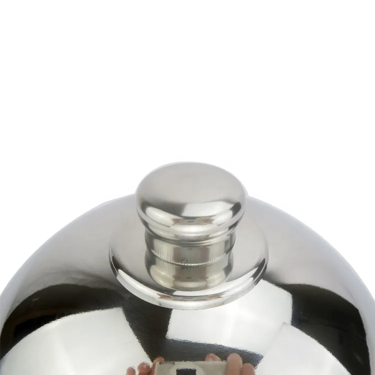 
Restaurant buffet catering luxury banquet food display warmer hotel metal stainless steel beef steak dome dish plate food cover 