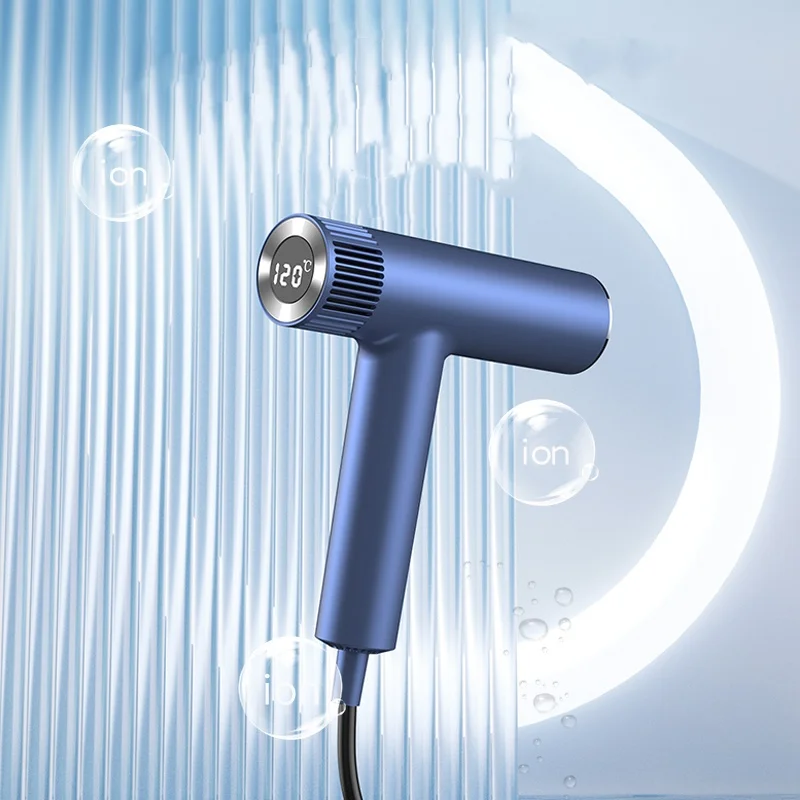 New arrival High Speed  1500 W brushless blow dryer 110000rpm with LED temperature display hair dryer