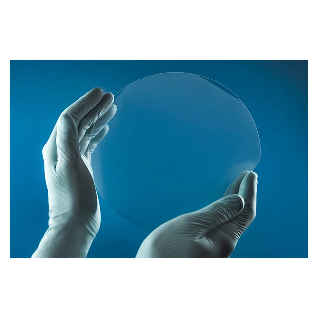 Полупроводниковая упаковка, Кремниевая Вафля D263T на изоляторе вафли была использована для измерения 5 дюймов 0,9 мм в лабораторной стеклянной вафли