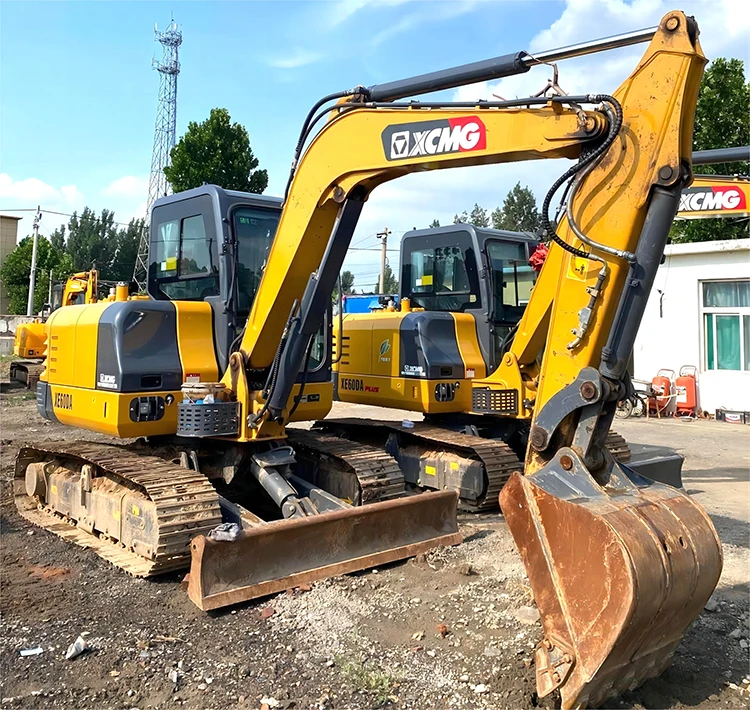 XCMG Official XE60DA Excavator Machine 6 Ton Used Hydraulic Crawler Excavator Mini Digger for Sale