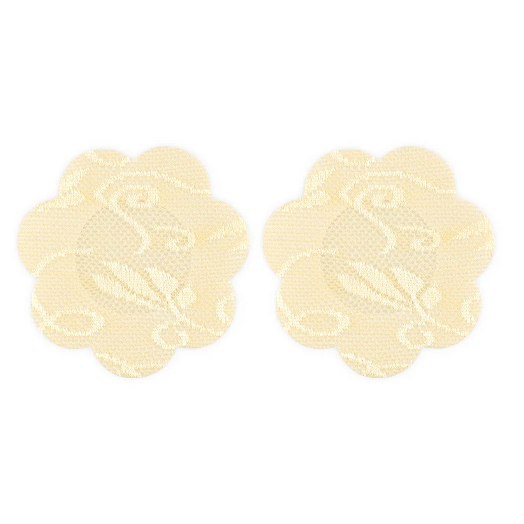 Lace Pasties Nipple Covers Stickers for Women Rave Party Disposable Sticky Breast Petals