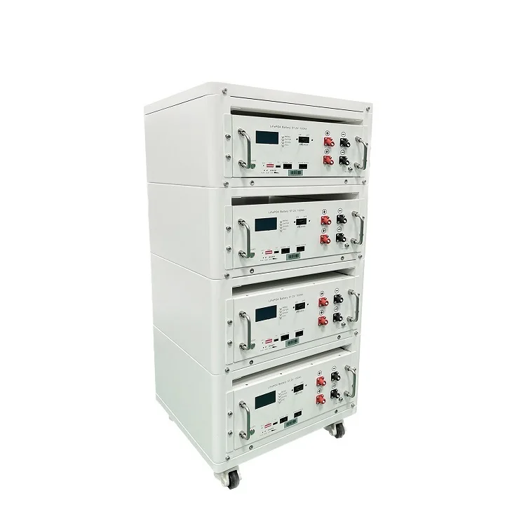 Stacked 5KW--30KW energy storage cabinet 4U iron phosphate lithium battery 6000 cycles, compatible with mixed-mesh inverter