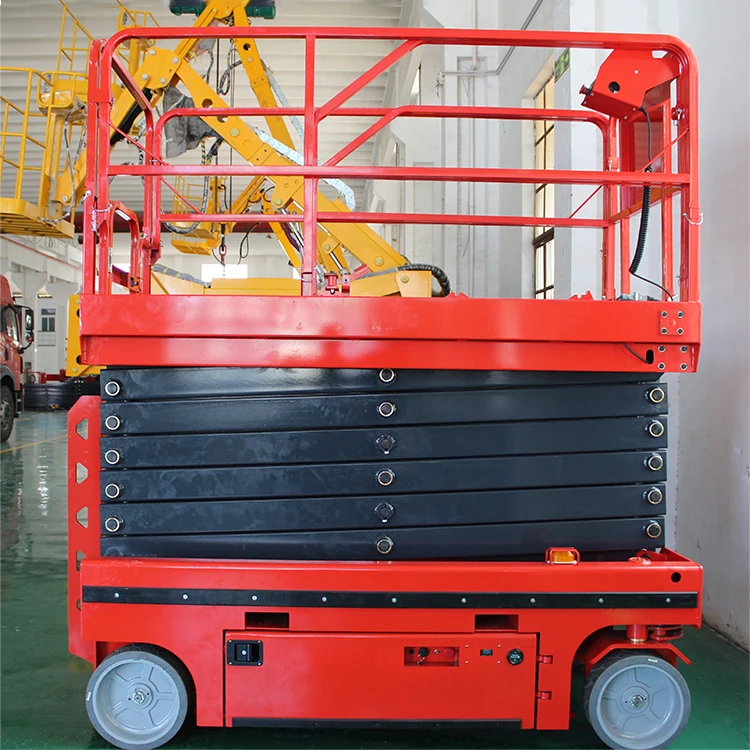 Free Shipping! Self-driven Mobile Aerial Work Platform Electric Lifting Platform Scissor Manpower Lift