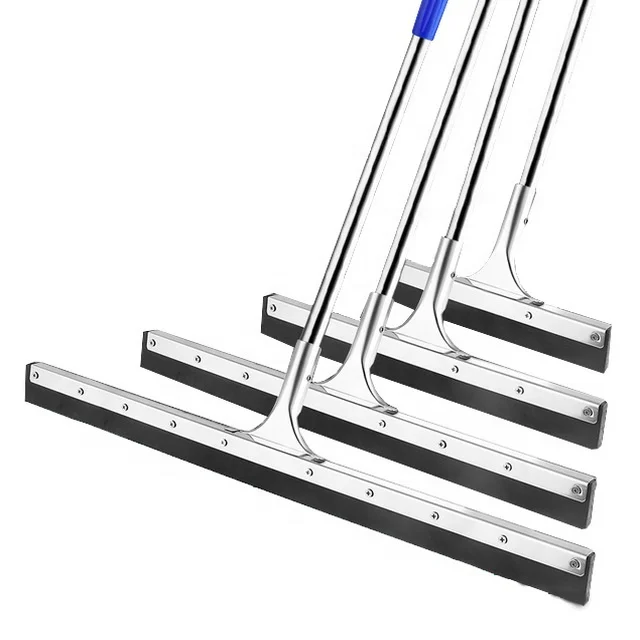 Glass cleaner rubber squeegees wiper 40 50 60 70 cm household home hotel Car cleaning stainless steel window shower squeegee