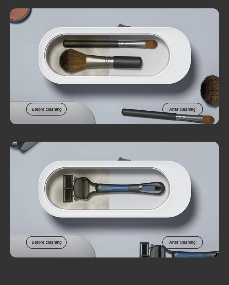 Cheap Price Mini Electronic Portable Home Use High Frequency Ultrasonic Cleaner Timer Jewelry Watch Tableware Glasses Cleaner